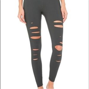 Steal blue Alo leggings - used size M
